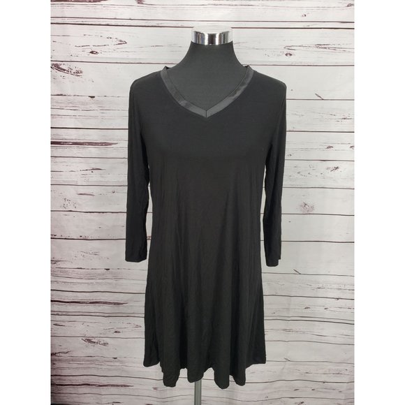 TIKTIK Women's Nightgown Modal Sleep Shirt V Neck Comfy Pajama Sleepwear Medium - Picture 7 of 10